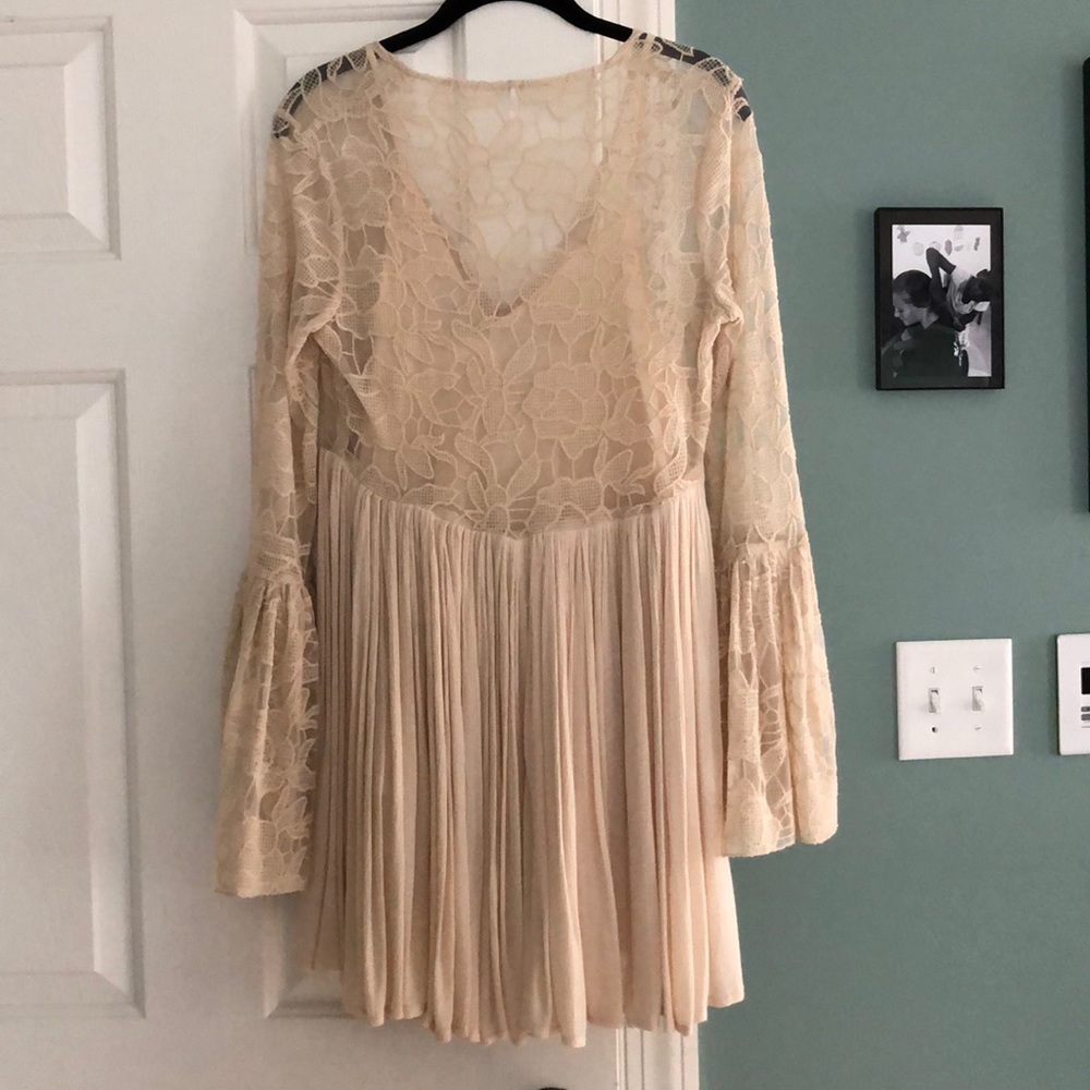 Free people sheer long sleeve dress - Picture 4 of 5